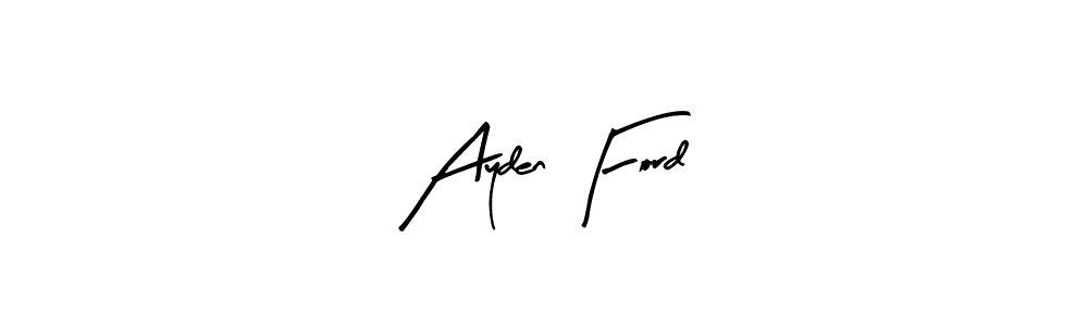 Also we have Ayden Ford name is the best signature style. Create professional handwritten signature collection using Arty Signature autograph style. Ayden Ford signature style 8 images and pictures png