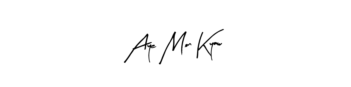 Once you've used our free online signature maker to create your best signature Arty Signature style, it's time to enjoy all of the benefits that Aye Mon Kyaw name signing documents. Aye Mon Kyaw signature style 8 images and pictures png
