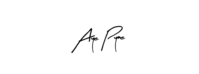 Use a signature maker to create a handwritten signature online. With this signature software, you can design (Arty Signature) your own signature for name Aye Pyae. Aye Pyae signature style 8 images and pictures png