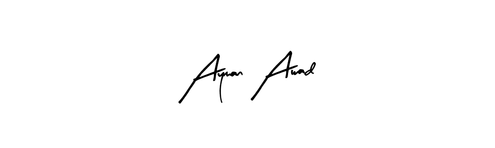 You should practise on your own different ways (Arty Signature) to write your name (Ayman Awad) in signature. don't let someone else do it for you. Ayman Awad signature style 8 images and pictures png