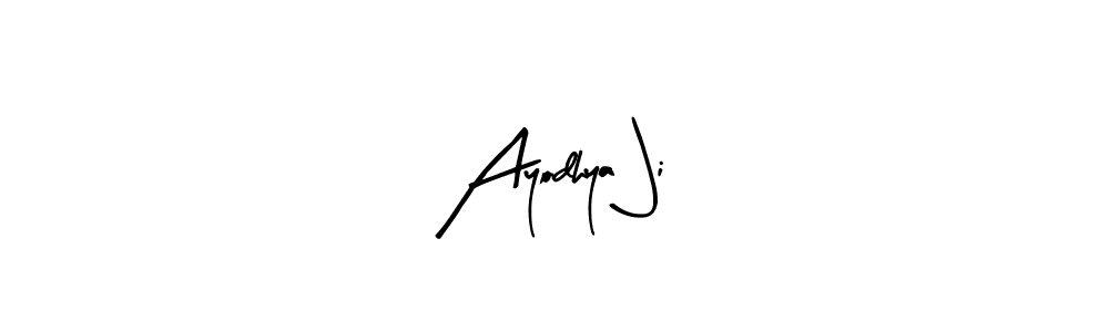 Make a beautiful signature design for name Ayodhya Ji. Use this online signature maker to create a handwritten signature for free. Ayodhya Ji signature style 8 images and pictures png