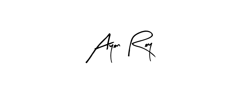 if you are searching for the best signature style for your name Ayon Roy. so please give up your signature search. here we have designed multiple signature styles  using Arty Signature. Ayon Roy signature style 8 images and pictures png