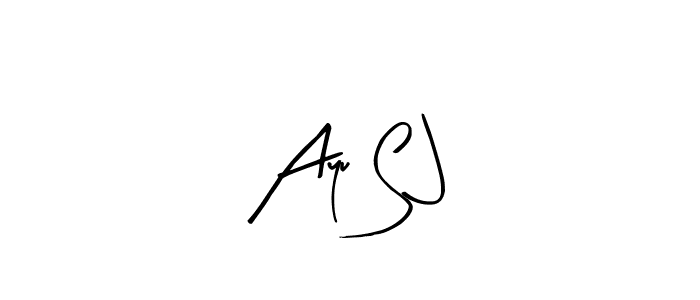 Make a beautiful signature design for name Ayu S J. Use this online signature maker to create a handwritten signature for free. Ayu S J signature style 8 images and pictures png