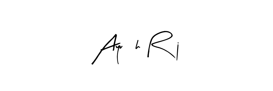 Design your own signature with our free online signature maker. With this signature software, you can create a handwritten (Arty Signature) signature for name Ayu5h R4j. Ayu5h R4j signature style 8 images and pictures png