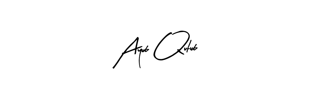 It looks lik you need a new signature style for name Ayub Qutub. Design unique handwritten (Arty Signature) signature with our free signature maker in just a few clicks. Ayub Qutub signature style 8 images and pictures png