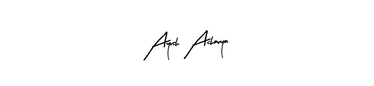 How to Draw Ayush Acharya signature style? Arty Signature is a latest design signature styles for name Ayush Acharya. Ayush Acharya signature style 8 images and pictures png