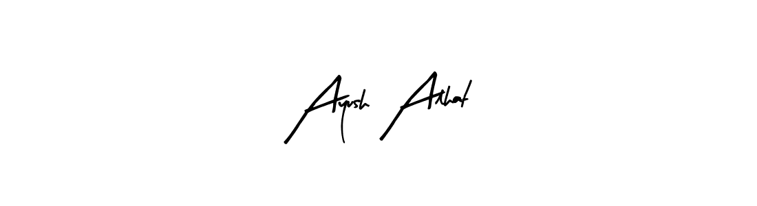 You can use this online signature creator to create a handwritten signature for the name Ayush Alhat. This is the best online autograph maker. Ayush Alhat signature style 8 images and pictures png
