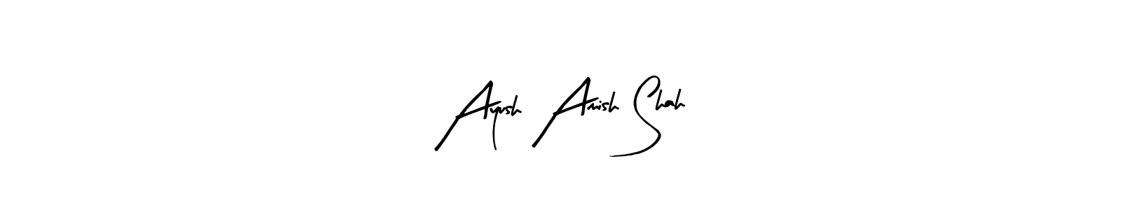 You can use this online signature creator to create a handwritten signature for the name Ayush Amish Shah. This is the best online autograph maker. Ayush Amish Shah signature style 8 images and pictures png