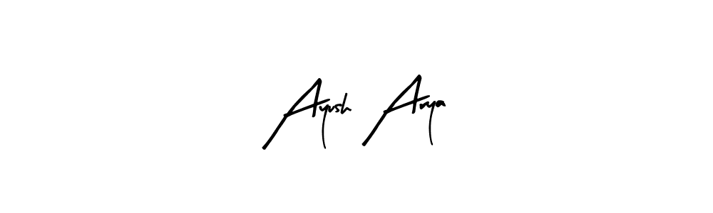 It looks lik you need a new signature style for name Ayush Arya. Design unique handwritten (Arty Signature) signature with our free signature maker in just a few clicks. Ayush Arya signature style 8 images and pictures png