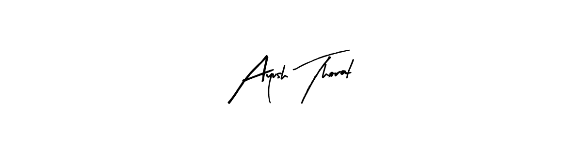 Make a beautiful signature design for name Ayush Thorat. Use this online signature maker to create a handwritten signature for free. Ayush Thorat signature style 8 images and pictures png