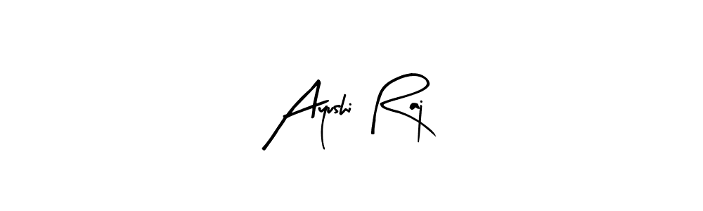 You can use this online signature creator to create a handwritten signature for the name Ayushi Raj. This is the best online autograph maker. Ayushi Raj signature style 8 images and pictures png