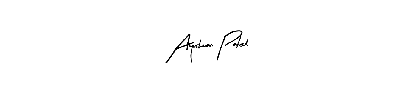 How to make Ayushman Patel signature? Arty Signature is a professional autograph style. Create handwritten signature for Ayushman Patel name. Ayushman Patel signature style 8 images and pictures png