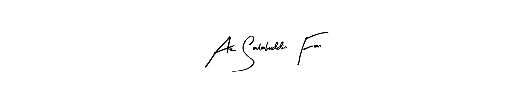 Here are the top 10 professional signature styles for the name Az Salahuddin Fan. These are the best autograph styles you can use for your name. Az Salahuddin Fan signature style 8 images and pictures png