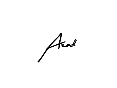 Use a signature maker to create a handwritten signature online. With this signature software, you can design (Arty Signature) your own signature for name Azad. Azad signature style 8 images and pictures png