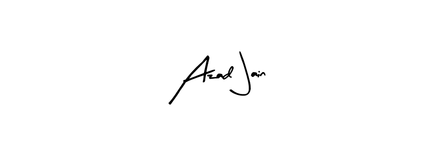 How to make Azad Jain signature? Arty Signature is a professional autograph style. Create handwritten signature for Azad Jain name. Azad Jain signature style 8 images and pictures png