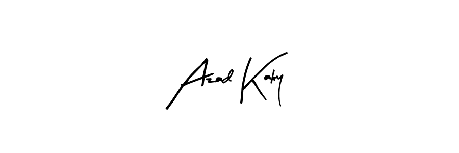 Make a beautiful signature design for name Azad Kaky. With this signature (Arty Signature) style, you can create a handwritten signature for free. Azad Kaky signature style 8 images and pictures png