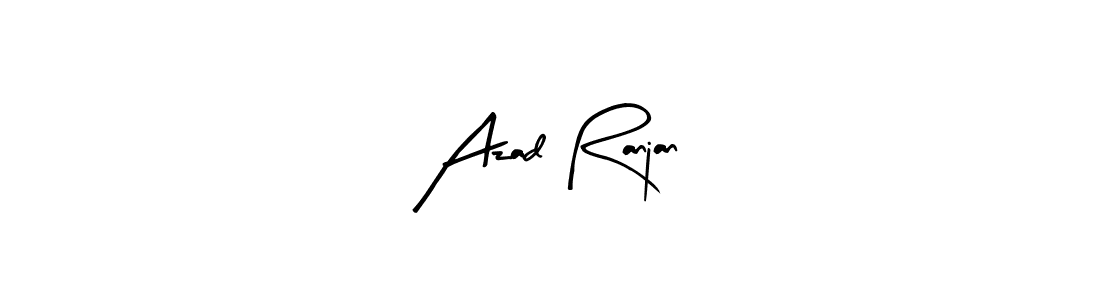 Design your own signature with our free online signature maker. With this signature software, you can create a handwritten (Arty Signature) signature for name Azad Ranjan. Azad Ranjan signature style 8 images and pictures png