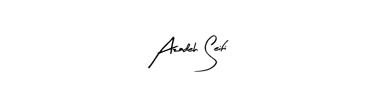 Azadeh Seifi stylish signature style. Best Handwritten Sign (Arty Signature) for my name. Handwritten Signature Collection Ideas for my name Azadeh Seifi. Azadeh Seifi signature style 8 images and pictures png