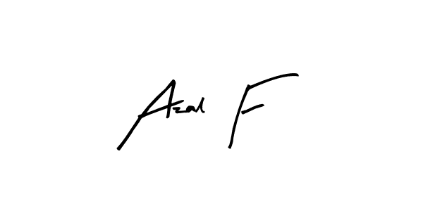 How to make Azal F signature? Arty Signature is a professional autograph style. Create handwritten signature for Azal F name. Azal F signature style 8 images and pictures png