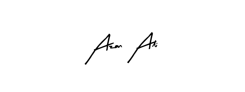 Make a beautiful signature design for name Azan Ali. With this signature (Arty Signature) style, you can create a handwritten signature for free. Azan Ali signature style 8 images and pictures png