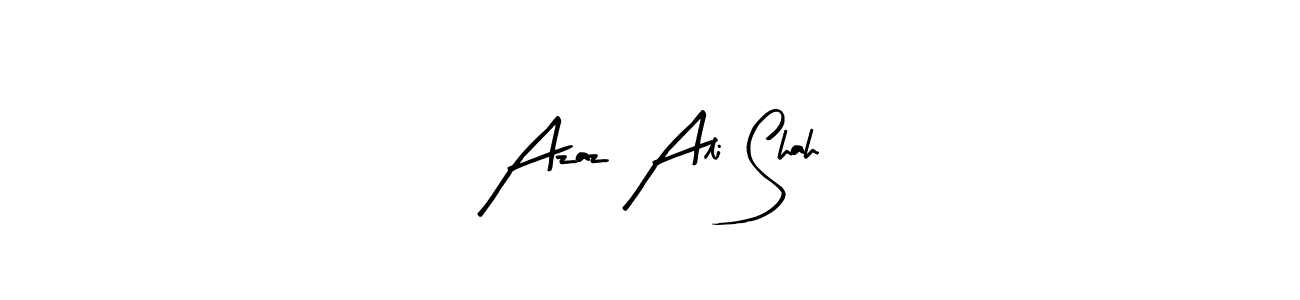 Arty Signature is a professional signature style that is perfect for those who want to add a touch of class to their signature. It is also a great choice for those who want to make their signature more unique. Get Azaz Ali Shah name to fancy signature for free. Azaz Ali Shah signature style 8 images and pictures png