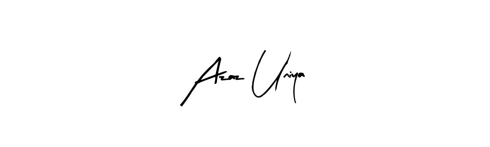 Also we have Azaz Uniya name is the best signature style. Create professional handwritten signature collection using Arty Signature autograph style. Azaz Uniya signature style 8 images and pictures png