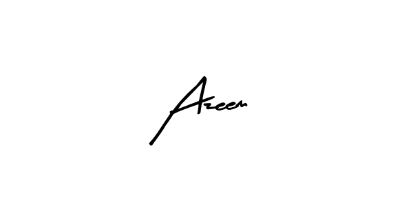 Arty Signature is a professional signature style that is perfect for those who want to add a touch of class to their signature. It is also a great choice for those who want to make their signature more unique. Get Azeem  name to fancy signature for free. Azeem  signature style 8 images and pictures png