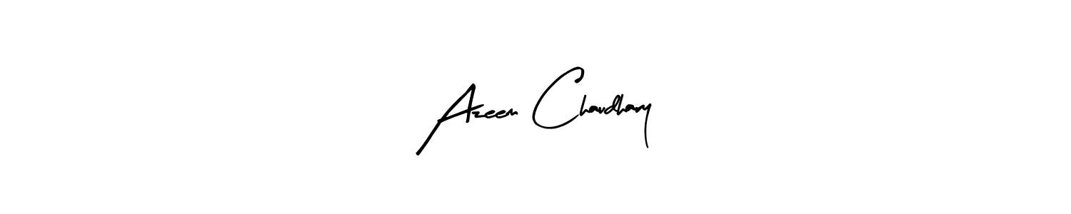 Also we have Azeem Chaudhary name is the best signature style. Create professional handwritten signature collection using Arty Signature autograph style. Azeem Chaudhary signature style 8 images and pictures png