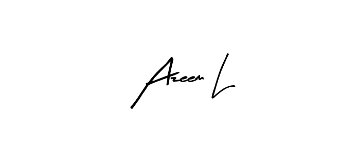 Azeem L stylish signature style. Best Handwritten Sign (Arty Signature) for my name. Handwritten Signature Collection Ideas for my name Azeem L. Azeem L signature style 8 images and pictures png