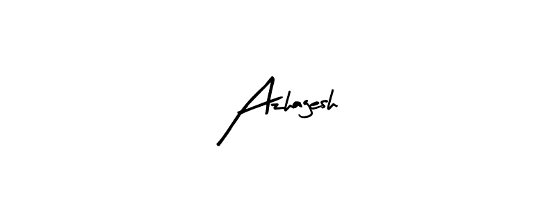Design your own signature with our free online signature maker. With this signature software, you can create a handwritten (Arty Signature) signature for name Azhagesh. Azhagesh signature style 8 images and pictures png