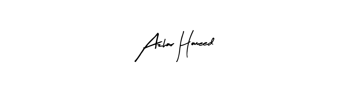 Also we have Azhar Hameed name is the best signature style. Create professional handwritten signature collection using Arty Signature autograph style. Azhar Hameed signature style 8 images and pictures png