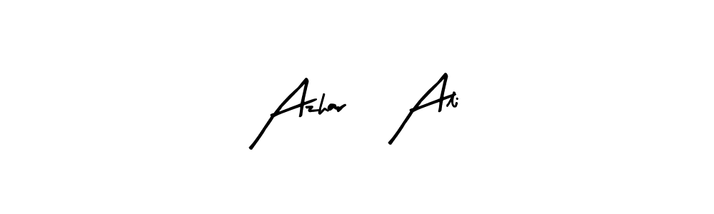 The best way (Arty Signature) to make a short signature is to pick only two or three words in your name. The name Azhar1 Ali include a total of six letters. For converting this name. Azhar1 Ali signature style 8 images and pictures png
