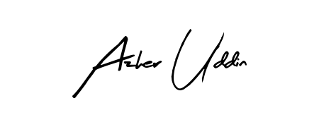 It looks like you need a new signature style for name Azher Uddin. Design unique handwritten (Arty Signature) signature with our free signature maker in just a few clicks. Azher Uddin signature style 8 images and pictures png