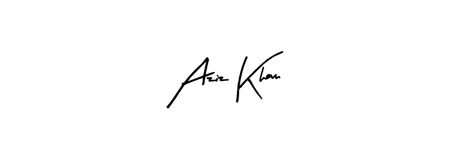 How to make Aziz Kham name signature. Use Arty Signature style for creating short signs online. This is the latest handwritten sign. Aziz Kham signature style 8 images and pictures png