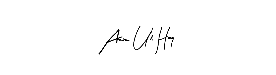 Aziz Ul Haq stylish signature style. Best Handwritten Sign (Arty Signature) for my name. Handwritten Signature Collection Ideas for my name Aziz Ul Haq. Aziz Ul Haq signature style 8 images and pictures png