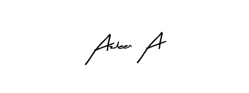 How to Draw Azleen A signature style? Arty Signature is a latest design signature styles for name Azleen A. Azleen A signature style 8 images and pictures png