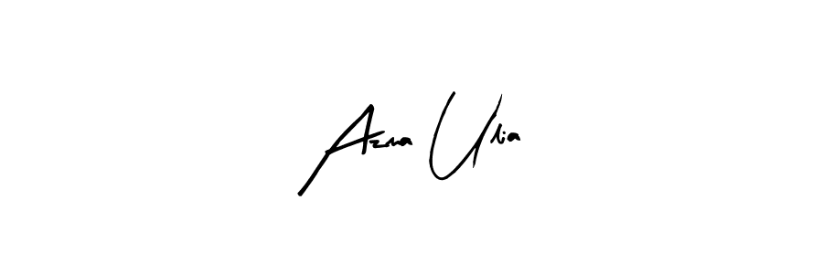 This is the best signature style for the Azma Ulia name. Also you like these signature font (Arty Signature). Mix name signature. Azma Ulia signature style 8 images and pictures png