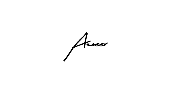 Arty Signature is a professional signature style that is perfect for those who want to add a touch of class to their signature. It is also a great choice for those who want to make their signature more unique. Get Azmeer name to fancy signature for free. Azmeer signature style 8 images and pictures png