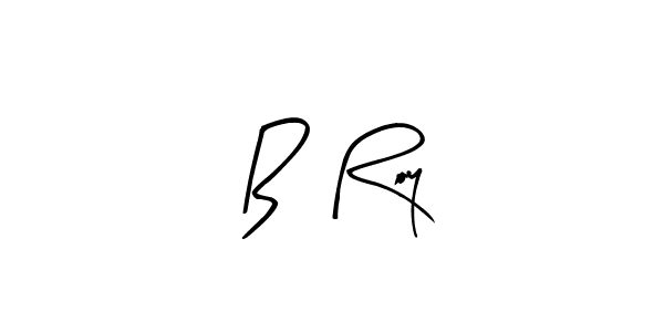 The best way (Arty Signature) to make a short signature is to pick only two or three words in your name. The name B  Roy include a total of six letters. For converting this name. B  Roy signature style 8 images and pictures png