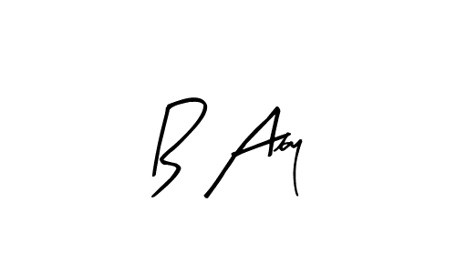 How to make B Aby signature? Arty Signature is a professional autograph style. Create handwritten signature for B Aby name. B Aby signature style 8 images and pictures png