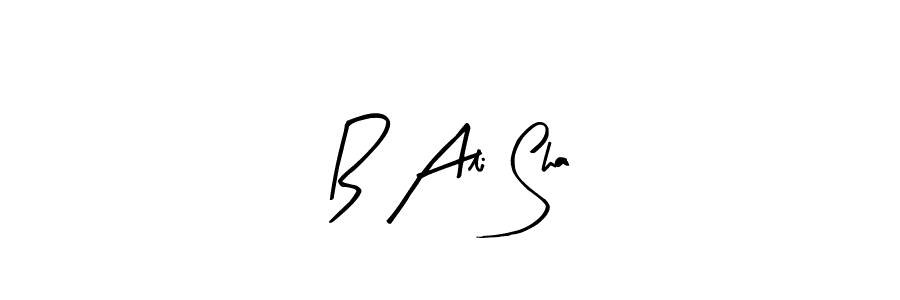 Make a beautiful signature design for name B Ali Sha. Use this online signature maker to create a handwritten signature for free. B Ali Sha signature style 8 images and pictures png