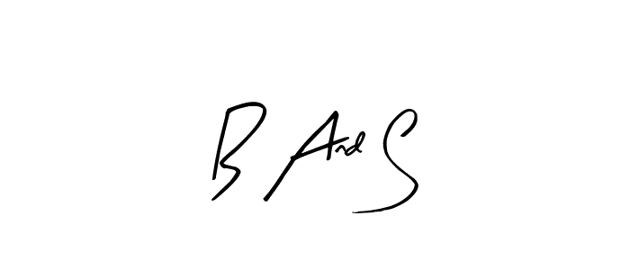 How to make B And S signature? Arty Signature is a professional autograph style. Create handwritten signature for B And S name. B And S signature style 8 images and pictures png