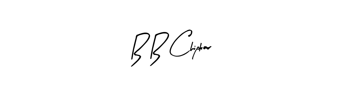 How to make B B Chipkar signature? Arty Signature is a professional autograph style. Create handwritten signature for B B Chipkar name. B B Chipkar signature style 8 images and pictures png