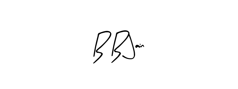 The best way (Arty Signature) to make a short signature is to pick only two or three words in your name. The name B B Jain include a total of six letters. For converting this name. B B Jain signature style 8 images and pictures png