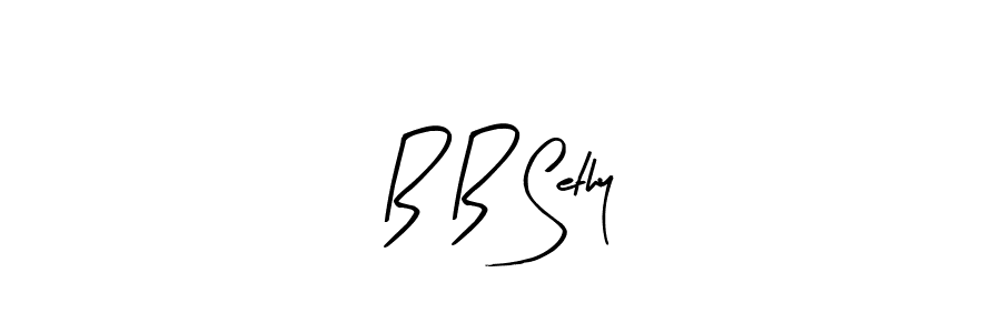 The best way (Arty Signature) to make a short signature is to pick only two or three words in your name. The name B B Sethy include a total of six letters. For converting this name. B B Sethy signature style 8 images and pictures png