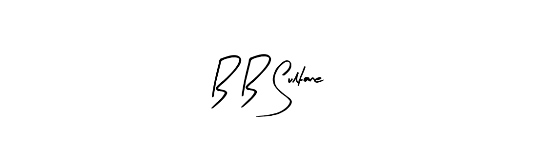 Create a beautiful signature design for name B B Sultane. With this signature (Arty Signature) fonts, you can make a handwritten signature for free. B B Sultane signature style 8 images and pictures png
