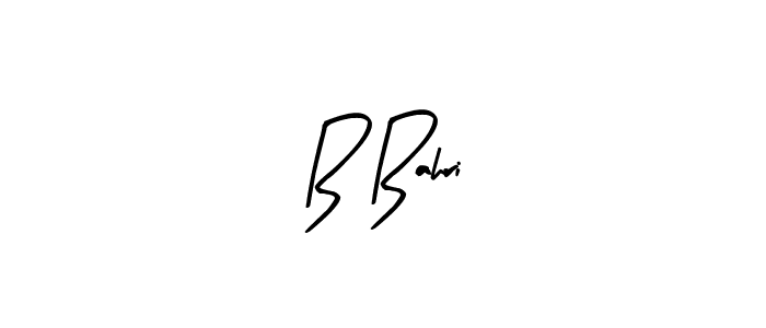Make a beautiful signature design for name B Bahri. With this signature (Arty Signature) style, you can create a handwritten signature for free. B Bahri signature style 8 images and pictures png