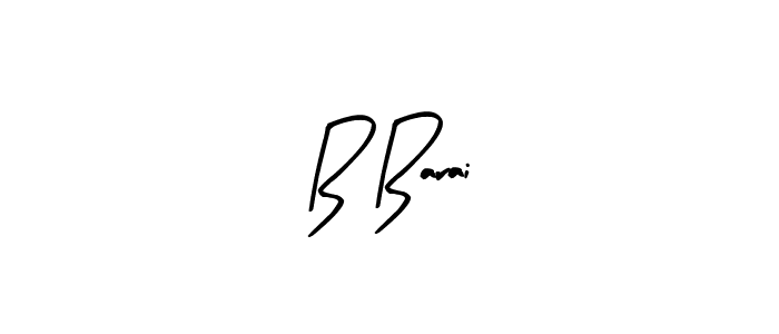 How to make B Barai name signature. Use Arty Signature style for creating short signs online. This is the latest handwritten sign. B Barai signature style 8 images and pictures png