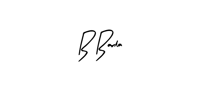 Create a beautiful signature design for name B Barla. With this signature (Arty Signature) fonts, you can make a handwritten signature for free. B Barla signature style 8 images and pictures png