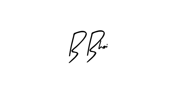 How to make B Bhoi name signature. Use Arty Signature style for creating short signs online. This is the latest handwritten sign. B Bhoi signature style 8 images and pictures png